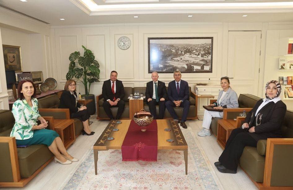 ANKARA GAZİANTEPLİLER DERNEĞİNDEN ŞAHİN'E ZİYARET