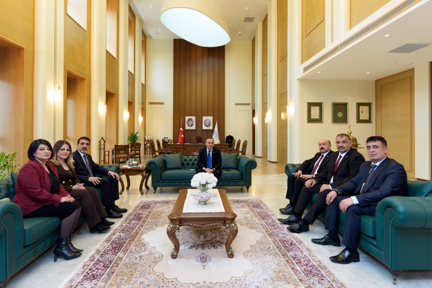 ANAHTAR PARTİDEN VALİ ÇEBER’E ZİYARET