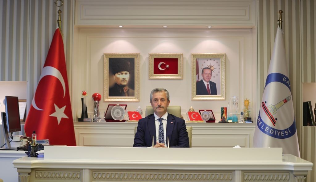 ŞAHİNBEY BELEDİYESİ'NDEN ’DE FİLİSTİN İÇİN DESTEK     YÜRÜYÜŞÜ