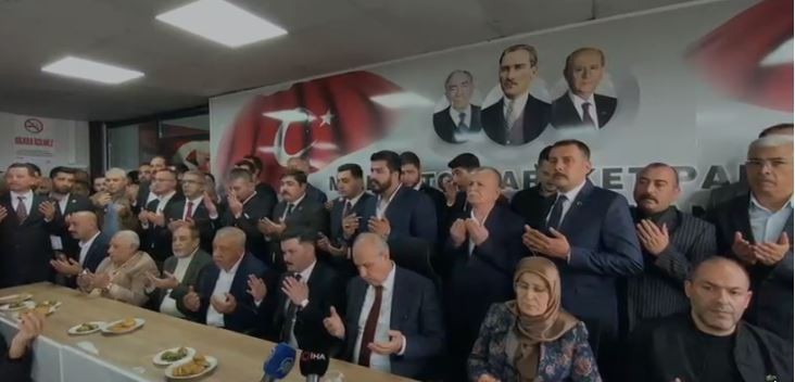 MHP’DE MEHMET SAİT KILIÇ GELDİ, YÜZLER GÜLDÜ