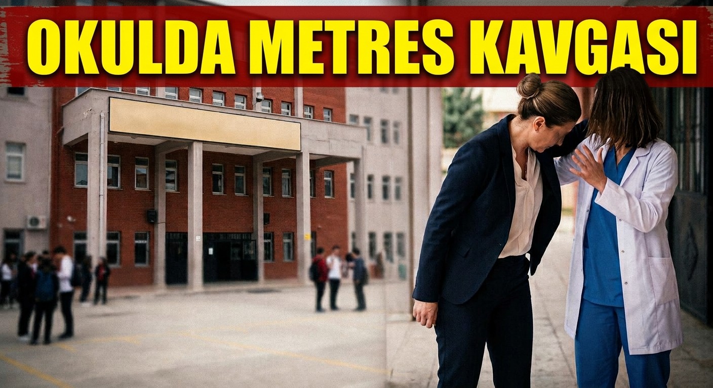 GAZİANTEP'İN ÜNLÜ KOLEJİNDE METRES KAVGASI