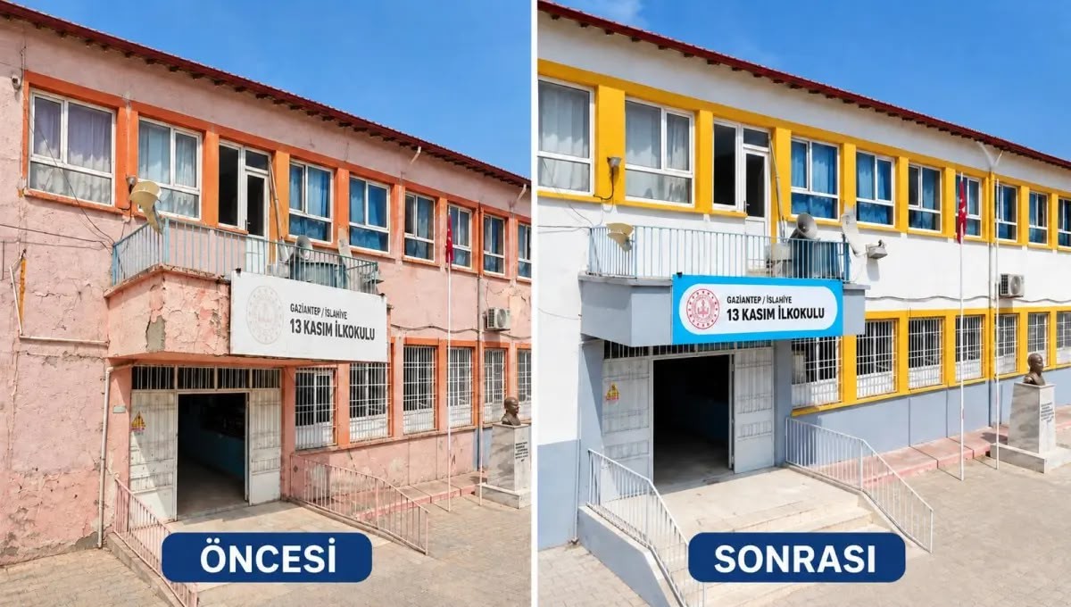 OKULLARIN TADİLATI MAHKUMLARDAN