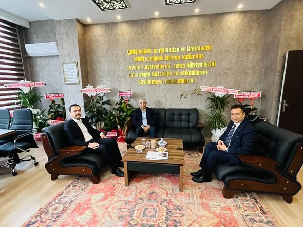KAYMAKAM OĞUZTÜRK’TEN HAYIRLI OLSUN         ZİYARETİ
