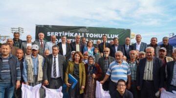 BÜYÜKŞEHİR’DEN NURDAĞI’NDAKİ ÇİFTÇİLERE 171 TON MAKARNALIK BUĞDAY TOHUMU